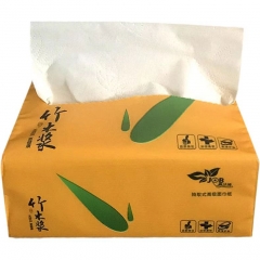 竹纤维本色抽纸10包